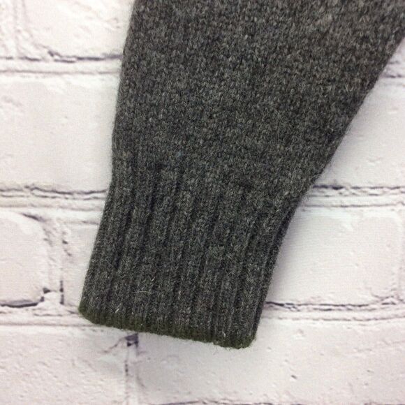 Eddie Bauer Sweater Men S 1/4 Zip Wool Blend Pullover Outdoor Rugged Camp Green - Picture 6 of 10